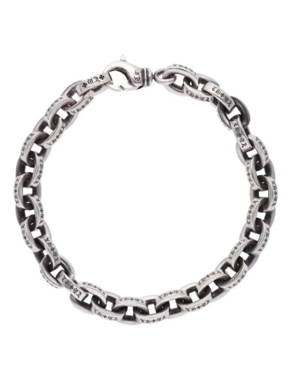 Chrome Hearts Large Paper Large Chain Silver Bracelet